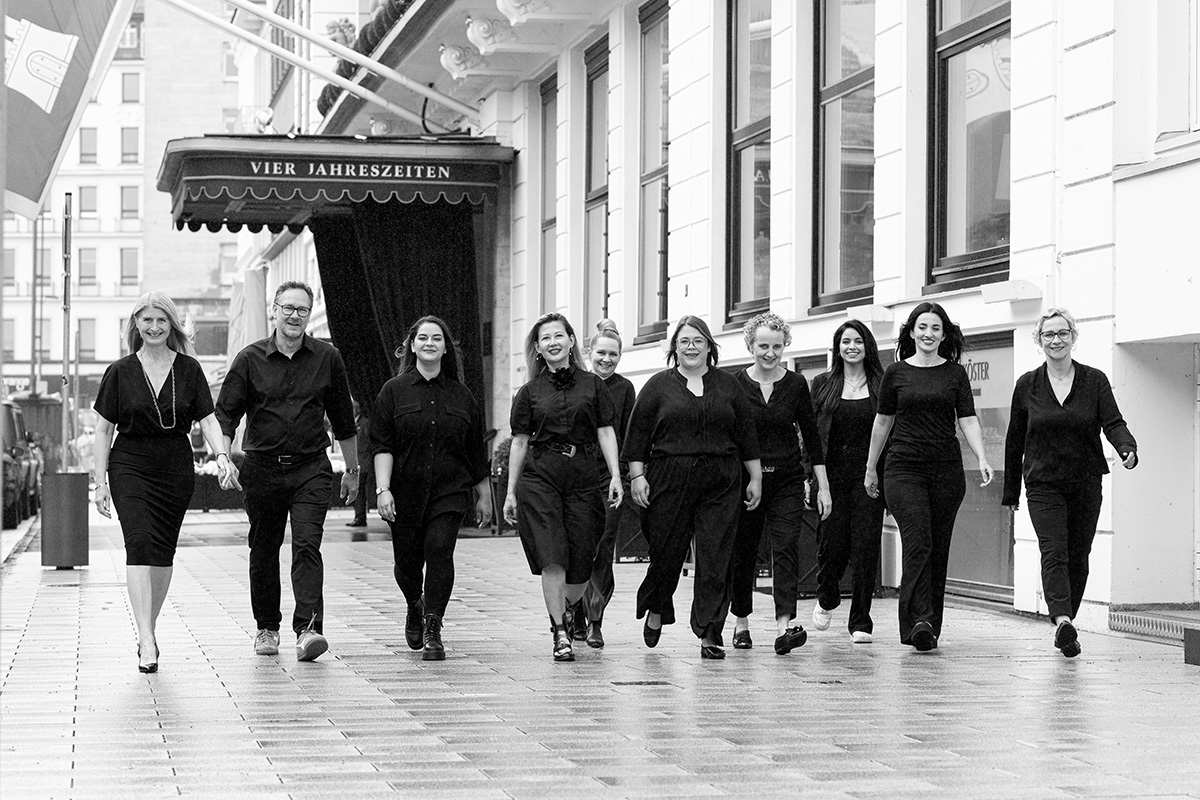 Friseurteam-Hamburg-Gruppe